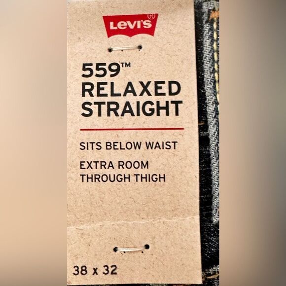 Levi’s 559 Men’s Relaxed Straight Blue Denim Jeans. 32x38. - Picture 7 of 12